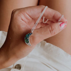 COLGANTE LUNA MÁGICA 40-45cm (PLATA 925) en internet