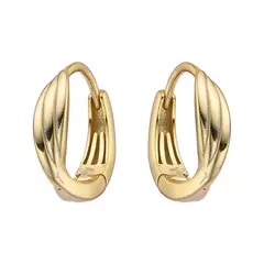 ARGOLLITAS DAFNE 14MM (BAÑADOS EN ORO)