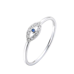 ANILLO OJO TURCO (PLATA 925)