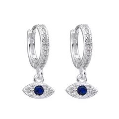 ARGOLLITA OJO TURCO 9MM (PLATA 925)