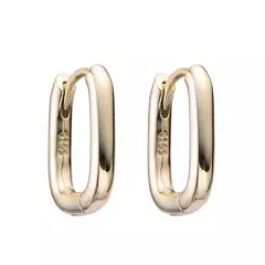 ARGOLLITAS TANIA 12MM (BAÑADO EN ORO)