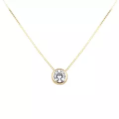 COLGANTE BRIGHT CÍRCULO (BAÑADO EN ORO) - comprar online