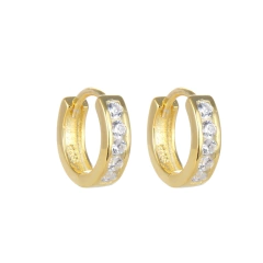 ARGOLLITAS CUBIC 12MM (BAÑADAS EN ORO)