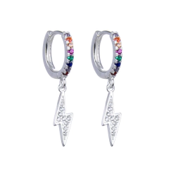 ARGOLLITAS RAYO MULTICOLOR 14MM (PLATA 925)