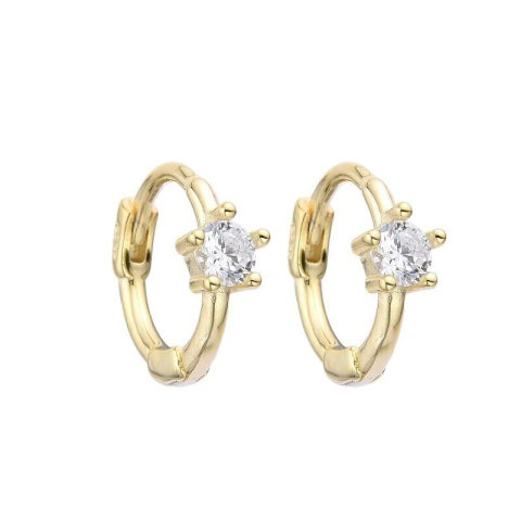 ARGOLLITAS BELLA 12MM (PLATA DORADA)