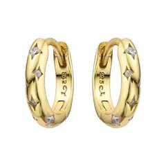 ARGOLLITAS DESTELLOS 10MM (BAÑADO EN ORO)