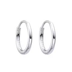 ARGOLLITAS LUA LISAS 10MM (PLATA 925)