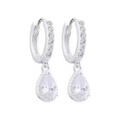 ARGOLLITAS GOTA CUBIC 12MM (PLATA 925) - comprar online