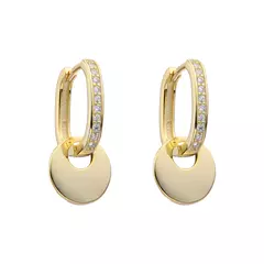 ARGOLLITAS GRETA 12MM (BAÑADAS EN ORO)