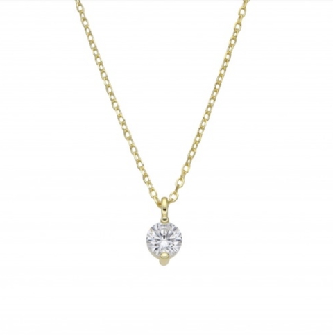 Colgante Cristal 40-45cm (Bañado en Oro)