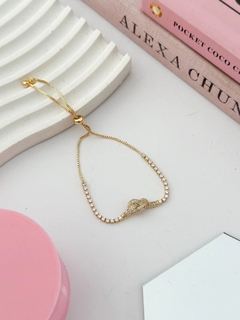 PULSERA JAZMINE (ACERO DORADO) en internet