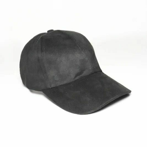 GORRA JACKIE GAMUZA NEGRA