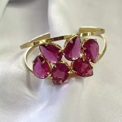 Bracelete com cristais Pink - comprar online