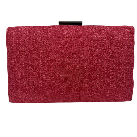 Bolsa Clutch Classica Tecido Vermelha Bordo - comprar online