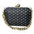 Bolsa Clutch Festa Helô Courino Rústico Preta