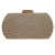 Bolsa Clutch Festa Oval tecido Dourada - comprar online