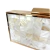 Clutch Madrepérola Branca e dourado - comprar online