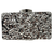 Bolsa Clutch Festa metal martelado Prata