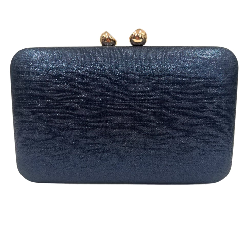 Bolsa Clutch Festa Brigite metalizada Azul Marinho - comprar online