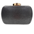 Bolsa Clutch Festa Regina Metalizada Grafite com dourado - comprar online