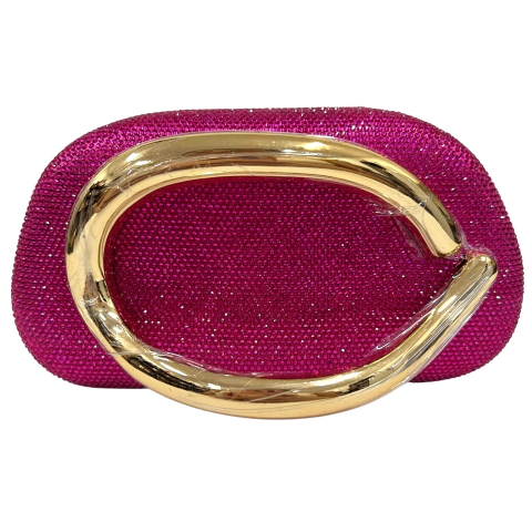 Bolsa Clutch Festa Cristais Olívia Pink - comprar online