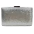 Bolsa Clutch Festa Malha de Metal Prata - comprar online