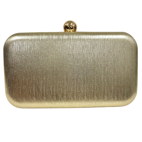 Bolsa Clutch Festa Classica Bolinha arredondada Dourada - comprar online