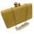 Imagem do Bolsa Clutch Festa Linho Amarela