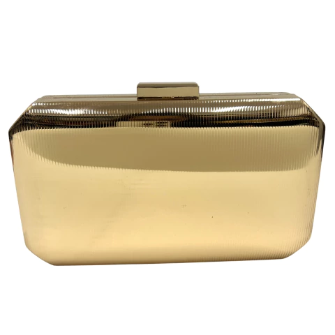 Bolsa Clutch Festa Melina metal Dourada - comprar online