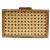 Bolsa Festa Clutch Palha e Acrílico Bege - comprar online
