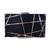 Bolsa Clutch Festa Ayla glitter e metal Preta