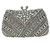 Bolsa Clutch Festa Vivian Cravejada Prata - comprar online