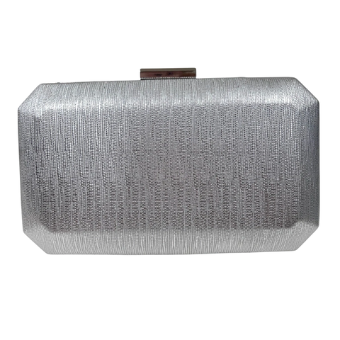 Bolsa Clutch Festa Kelly metalizada Prata - comprar online