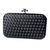 Bolsa Clutch Festa Cetim Trançado Preta - comprar online