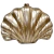 Bolsa Clutch Festa Concha Acrílico Marrom - comprar online