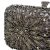 Clutch Cravejada Flores Grafite - comprar online