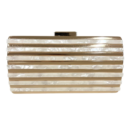 Bolsa Clutch Festa Lilian Branca - comprar online