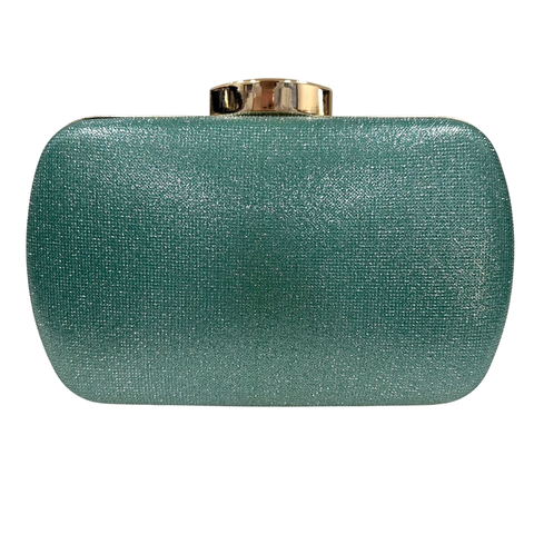 Bolsa Clutch Festa Regina Metalizada Grafite Verde claro - comprar online
