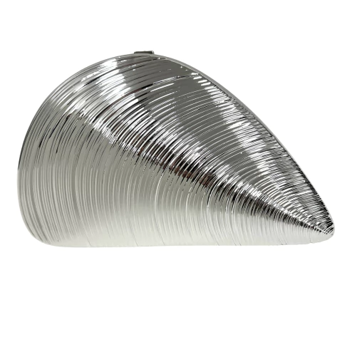 Bolsa Clutch Festa Concha Marina Prata - comprar online