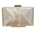 Bolsa Clutch Festa Cetim X Dourada