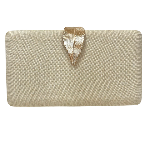 Bolsa Clutch Festa Linho Pena Bege - comprar online