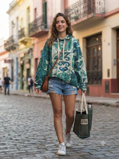 Buzo oversize ( lanilla) - comprar online