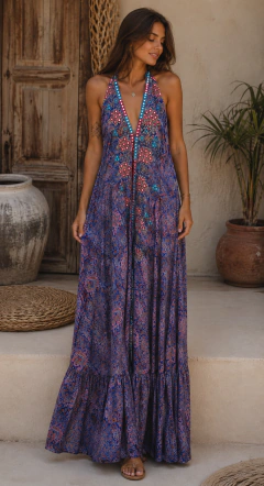 Vestido largo ( seda)