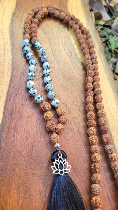 S. De rudraksha y jaspe dalmata - comprar online