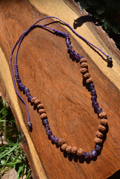 Amatista y s. De rudraksha ( corredizo) - comprar online
