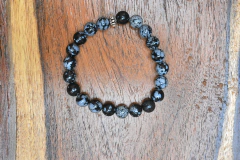 Obsidiana nevada (8mm) - comprar online