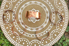 Pulsera ancha de cobre