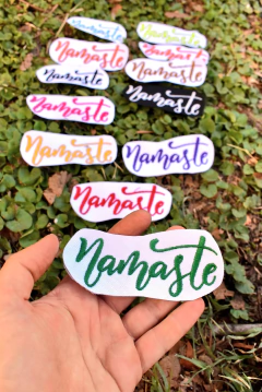 Parche bordado NAMASTE