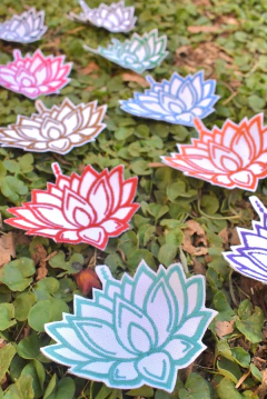 Parche flor de loto - comprar online