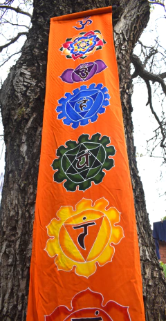 Banderín 7 chakras naranja - comprar online